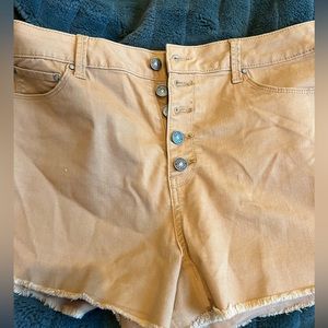Tan Rewash shorts size 13/31